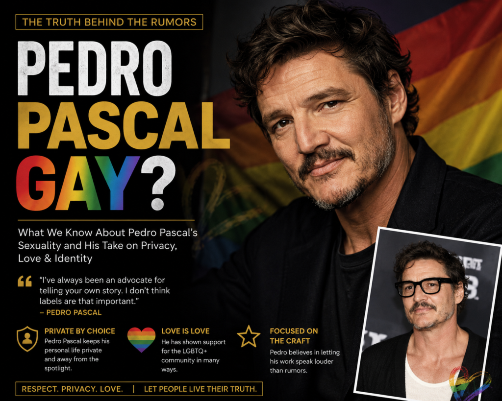 pedro pascal gay