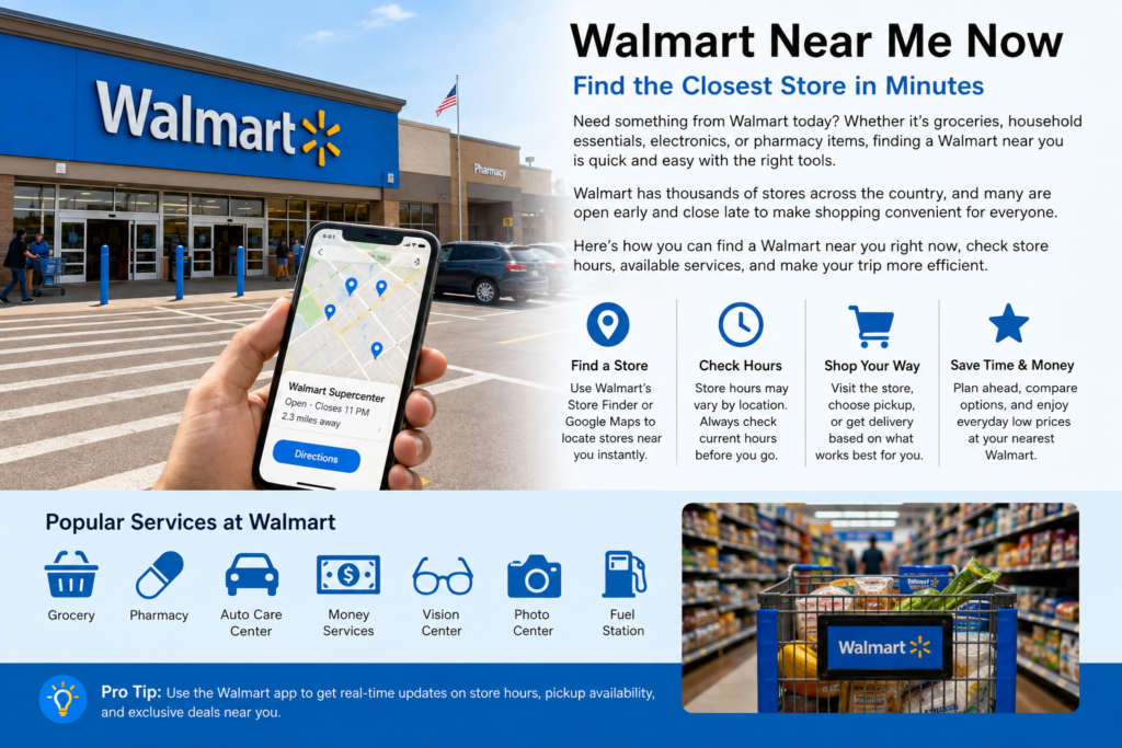 Walmart Near Me Now